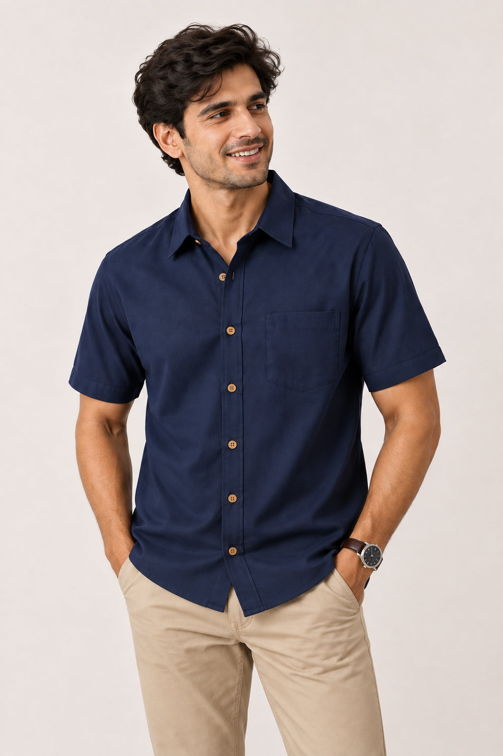 Calm Shirt - Navy Blue
