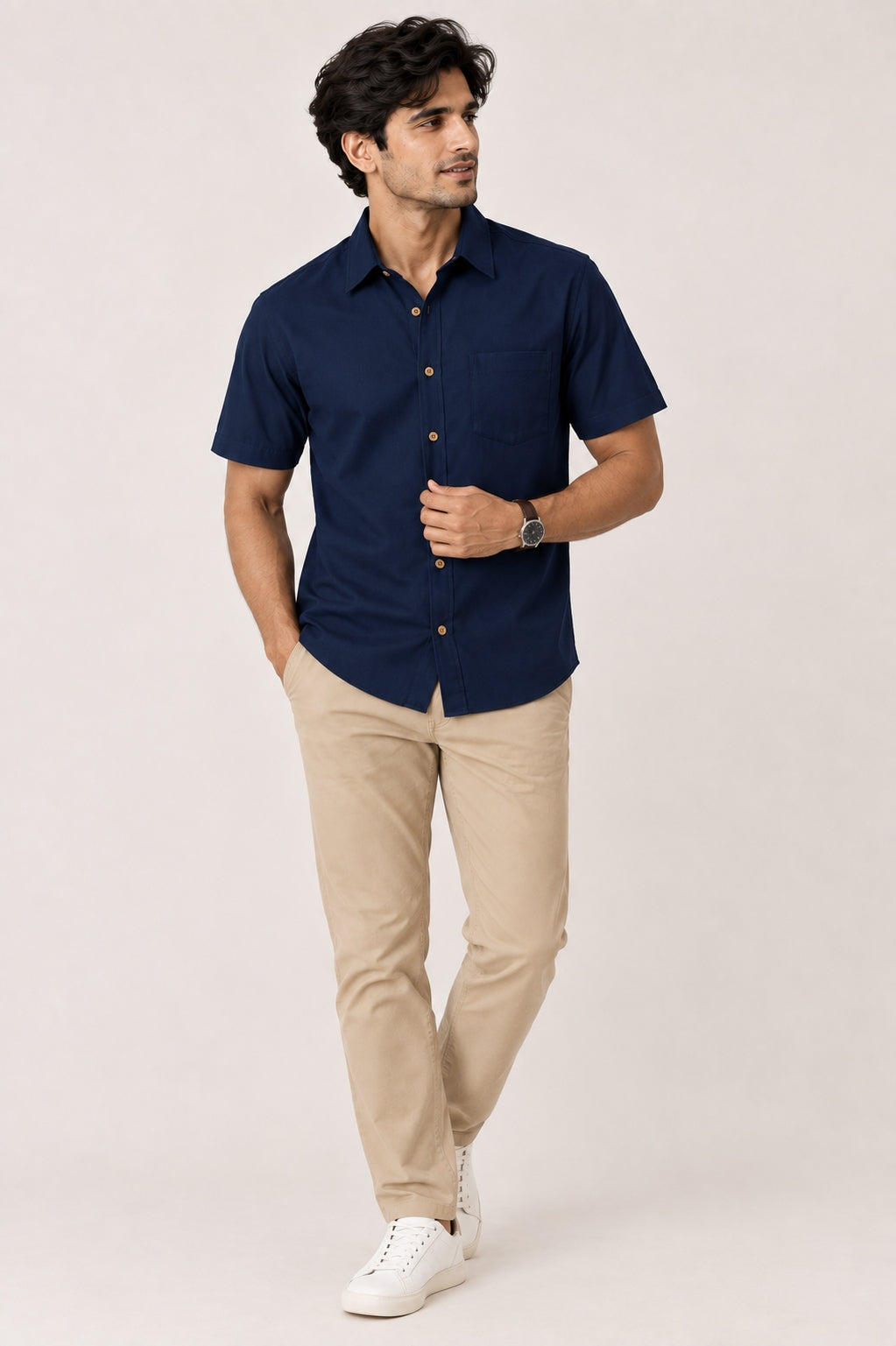 Calm Shirt - Navy Blue