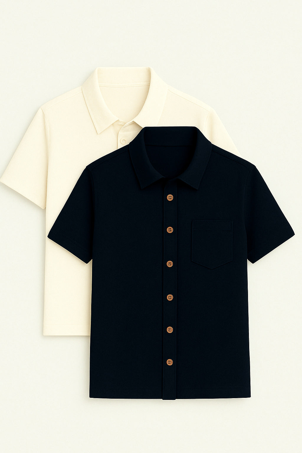 Premium Cotton Shirt Navy Blue