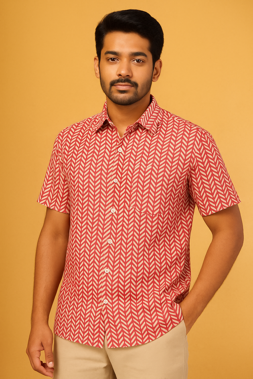 Jaipur Sanganeri Romance Casual Shirt For Men