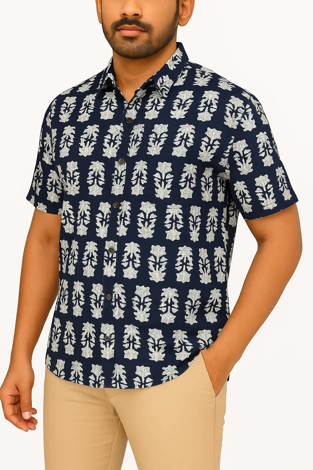 Flirty Blue Casual Shirt