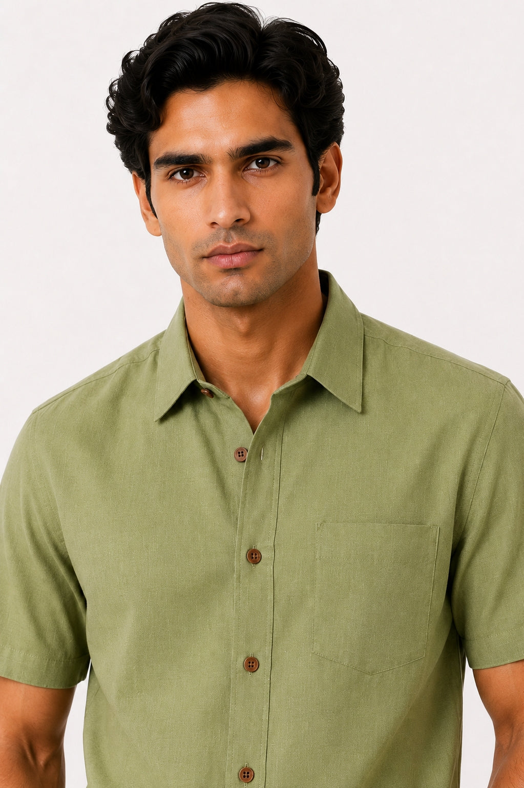 Timeless Comfort Shirt - Sage Olive