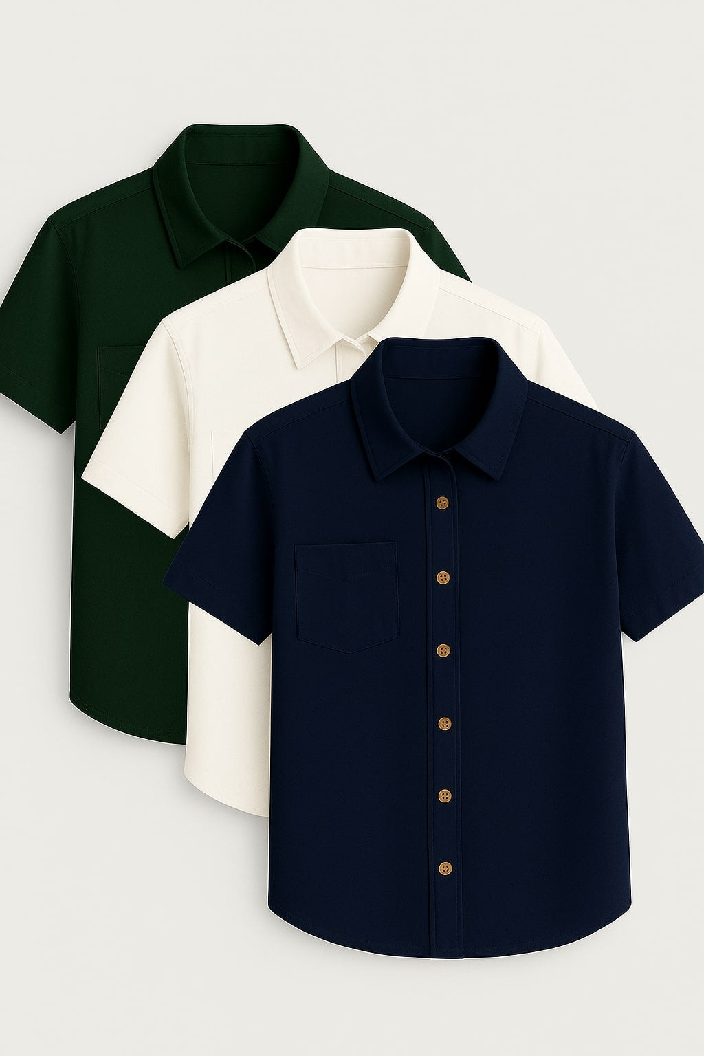 Premium Cotton Shirt Navy Blue