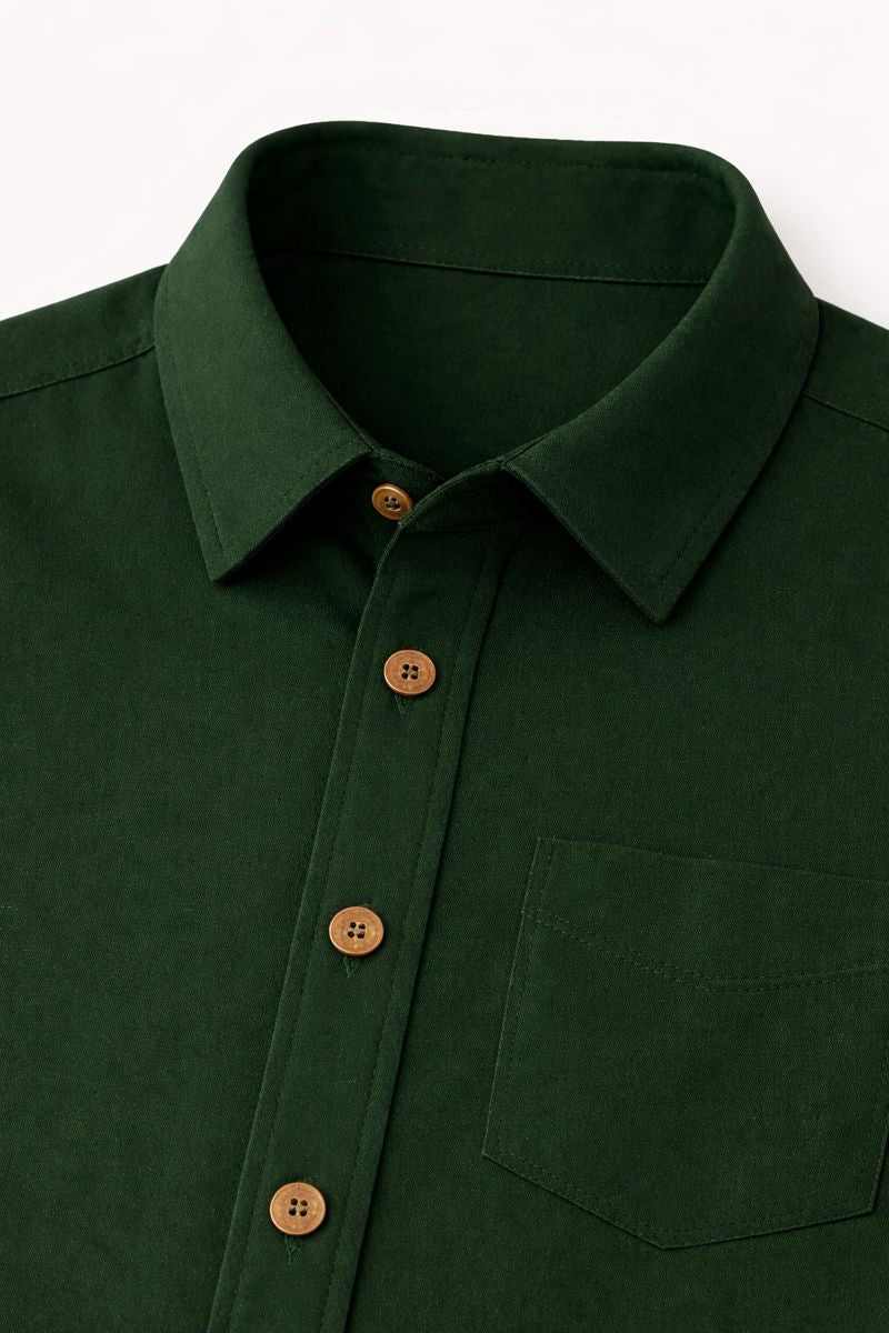Evergreen Shirt Crefa Closeup