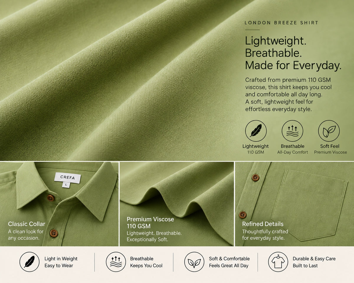 Breeze Shirt - Sage Green