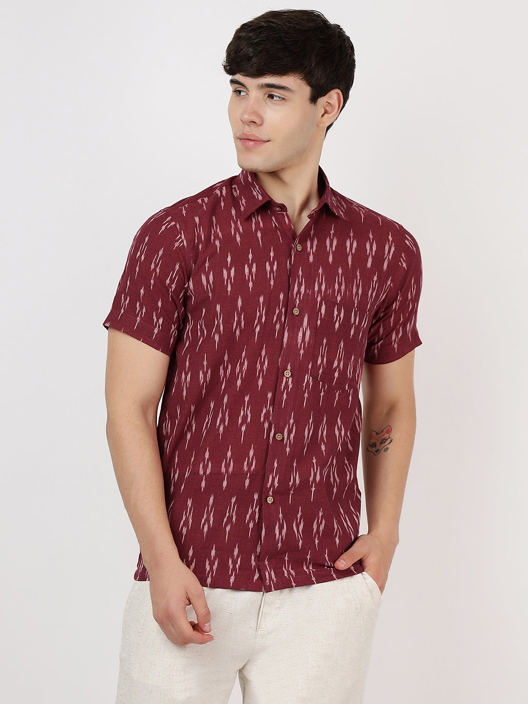 Ikat Casual Shirt For Men