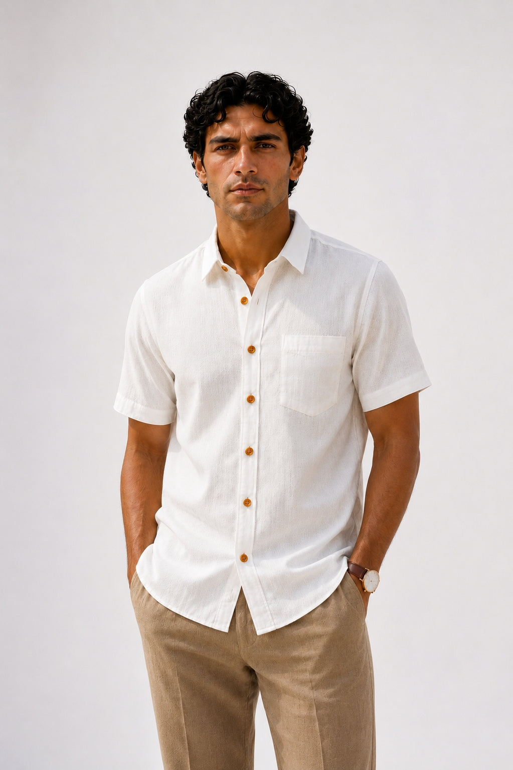 Pack of 3 Premium Cotton Shirts (Multi-Fabric Edition)