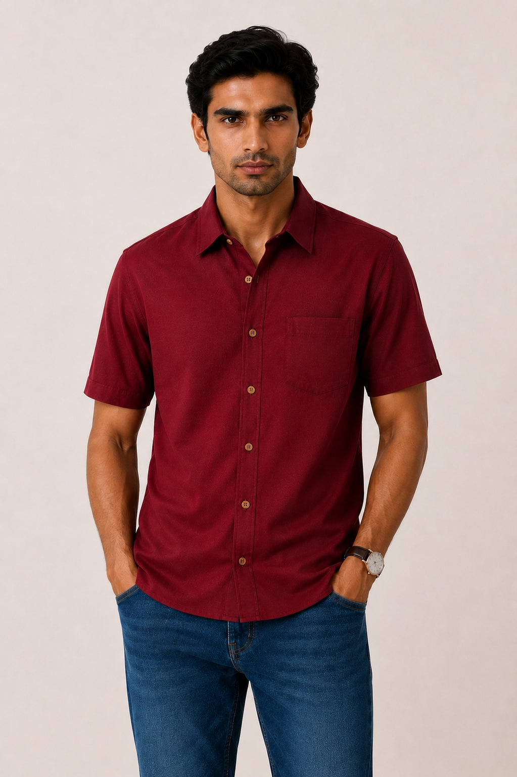 Urban Shirt - Cranberry Red