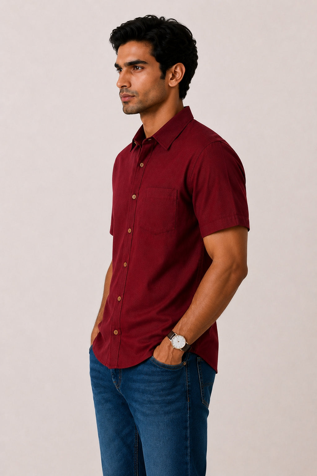 Urban Shirt - Cranberry Red